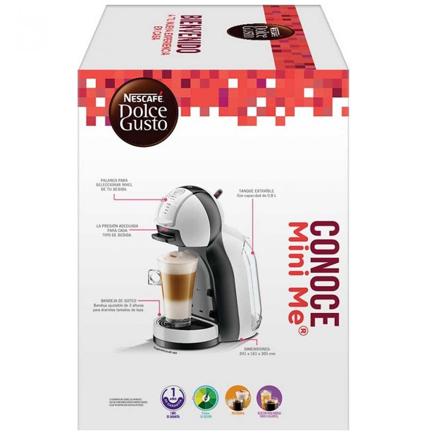 Maquina Minime Blanca +Termo Metálico Nescafé Dolce Gusto