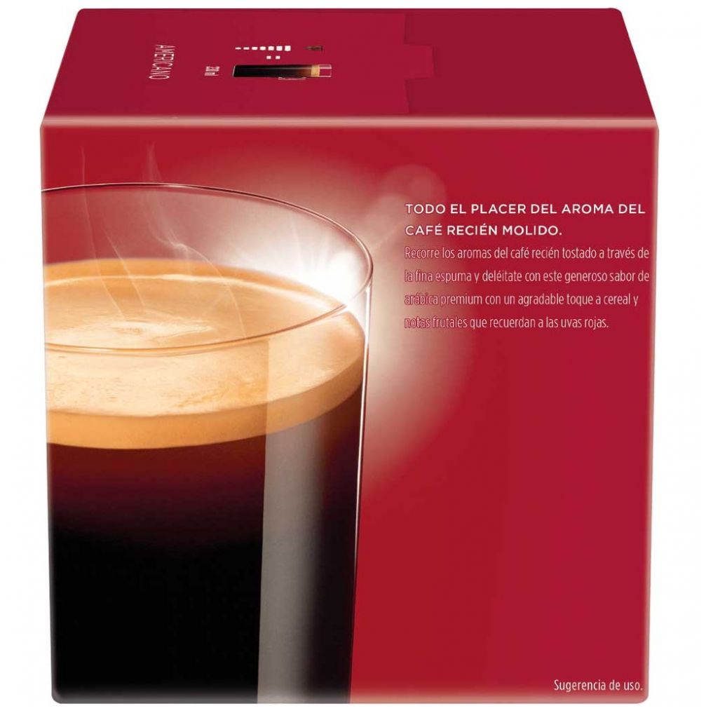 16 Cápsulas Americano Nescafe Dolce Gusto