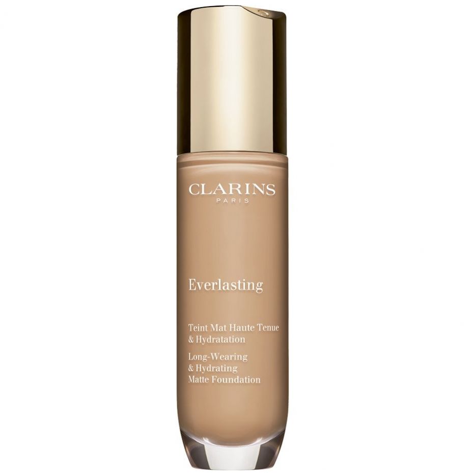 Base de Maquillaje Cobertura Alta Everlasting 110 Honey Clarins