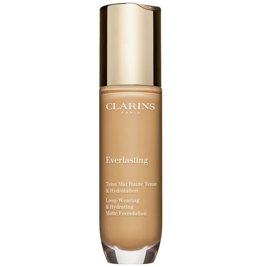 Base de Maquillaje Cobertura Alta Everlasting 112.5 Caramel Clarins