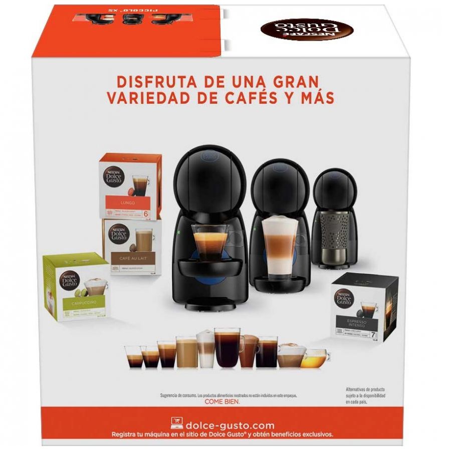 Máquina de Café Ndg Piccoloxs Negra Nescafe Dolce Gusto