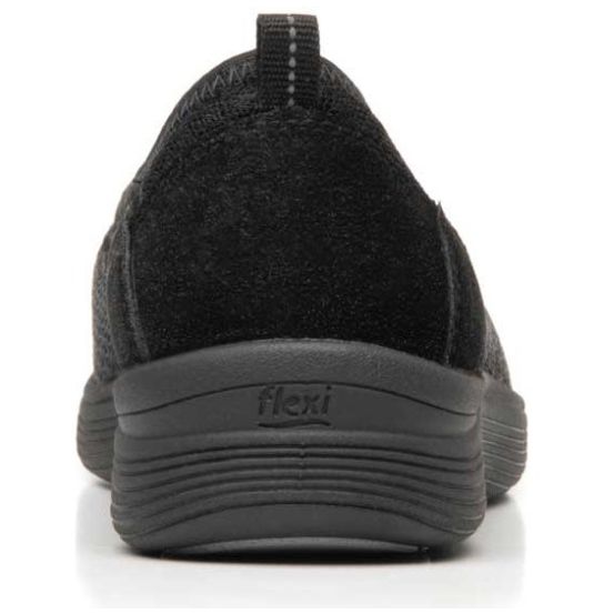 Slip On Textil para Mujer Color Negro Flexi