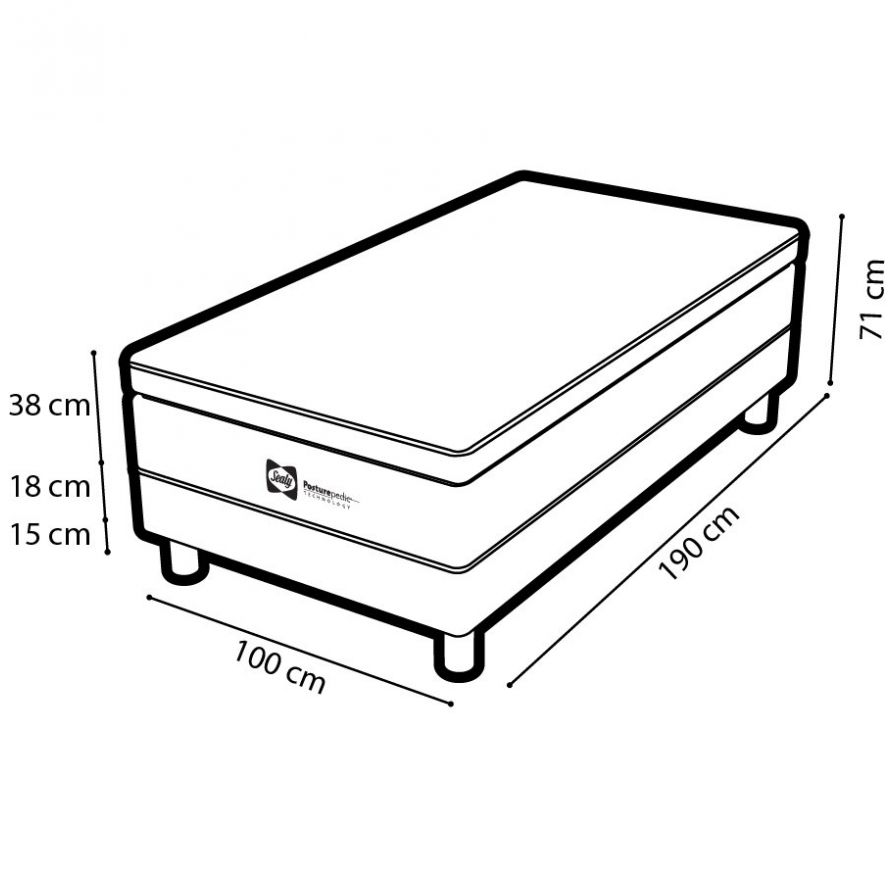 Juego de Colchón Y Box Individual Austria Sealy