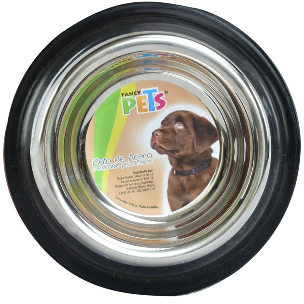Plato de Acero 8 Oz para Perro