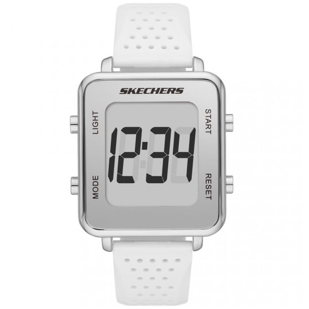 Reloj best sale skechers blanco