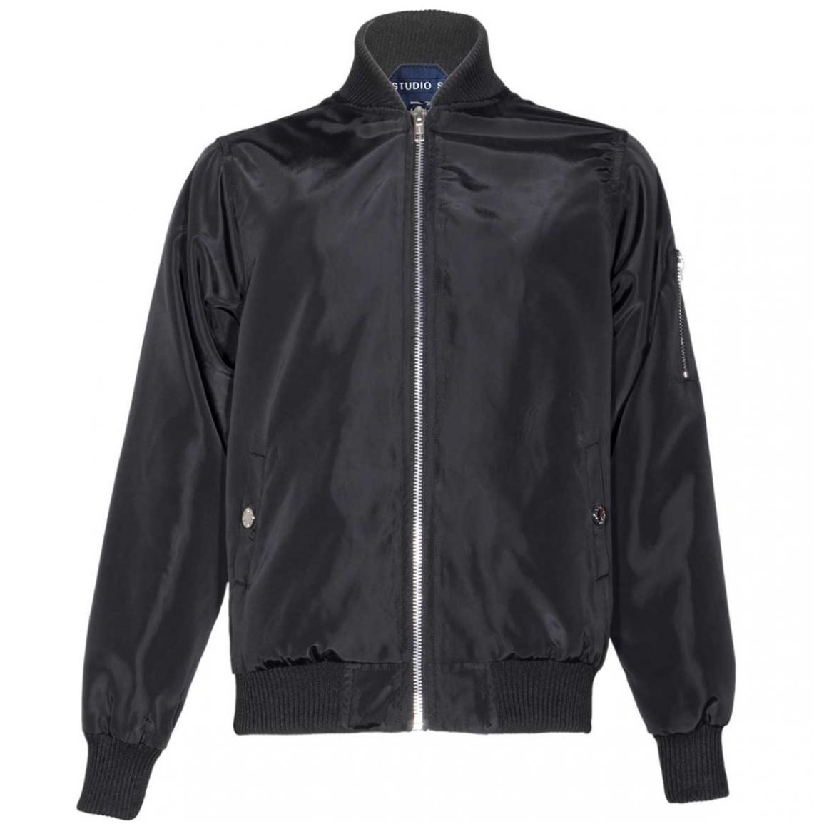 Chamarra Bomber con Cierre en Brazos para Niño Modelo Y1211No Studio si