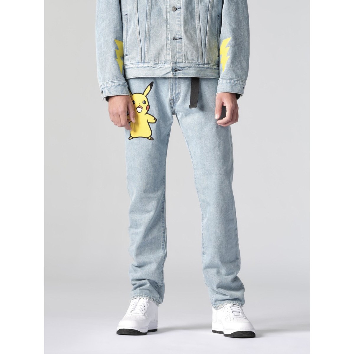 Jeans Azul Estampada para Caballero Levi's® X Pokémon 551Z