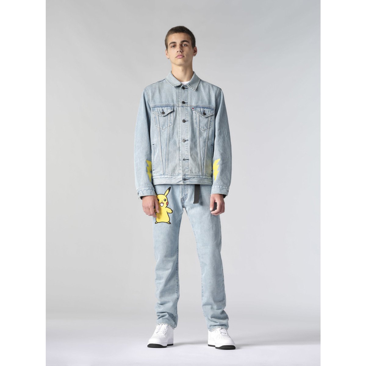 Jeans Azul Estampada para Caballero Levi's® X Pokémon 551Z