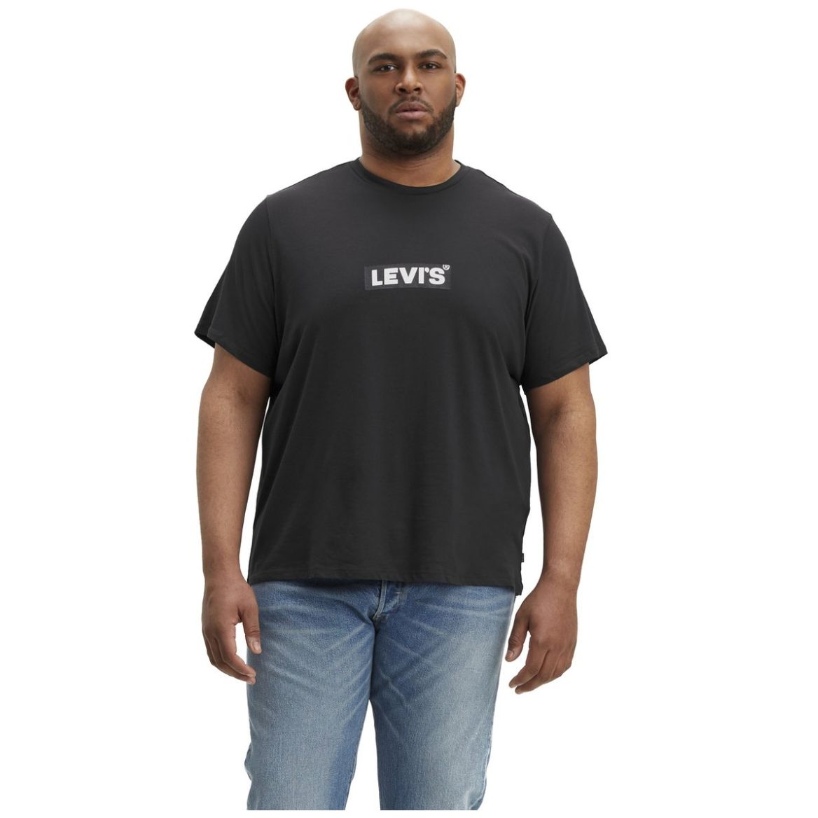 Playera Negra Plus Modelo 567600018 Levi's Talla Plus para Caballero
