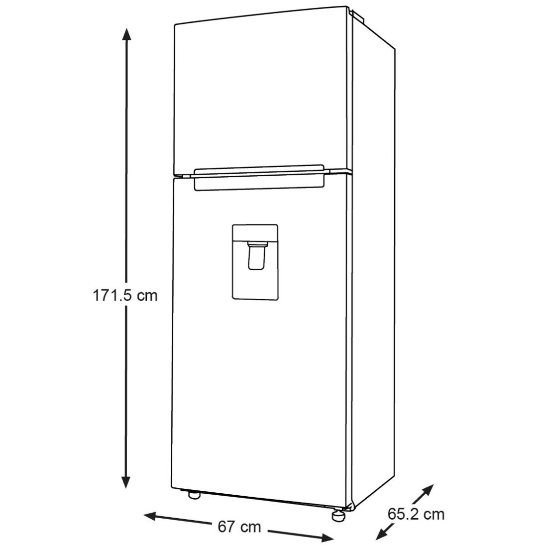 Refrigerador Samsung Top Mount 13Ft Rt35K571Js9/em Inoxidable