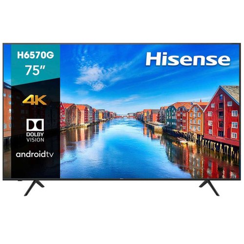Pantalla Hisense 75" H65 4K Uhd Android Tv (75H6570G 2020)