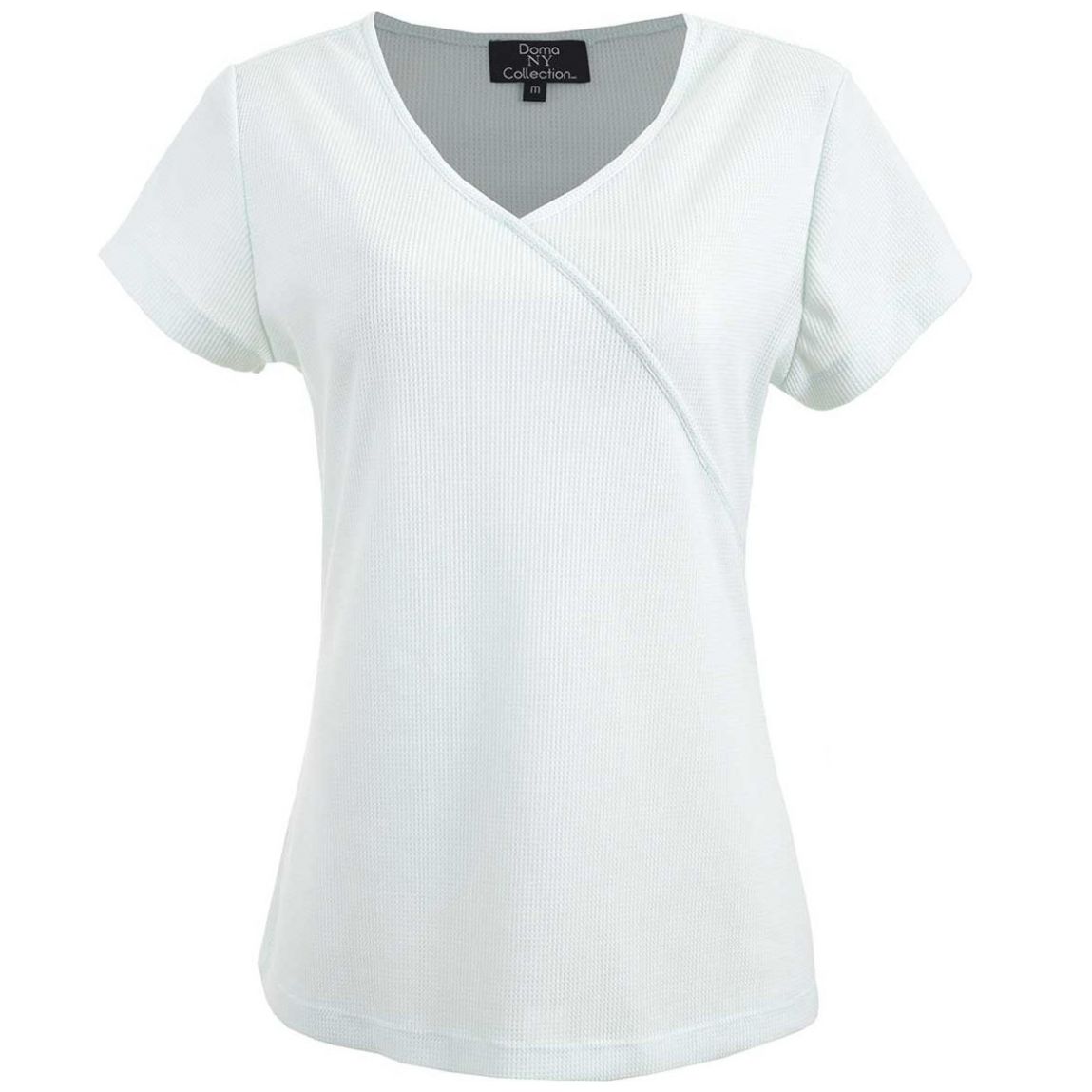 Blusa con best sale cruce al frente