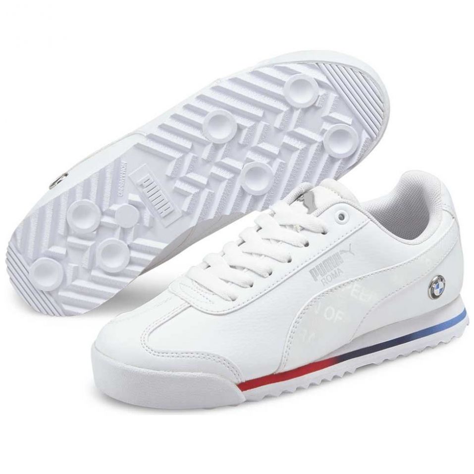 Tenis Blanco Junior Puma Bmw Mms Roma Modelo 306643 02