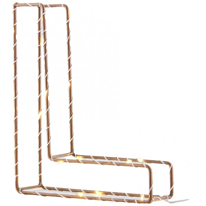 Home Nature Letra Decorativa con Luz "l"