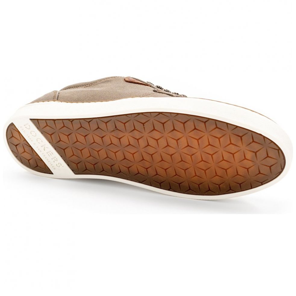 Tenis Textil Café Claro para Hombre Dockers Modelo Elo D211761Tp