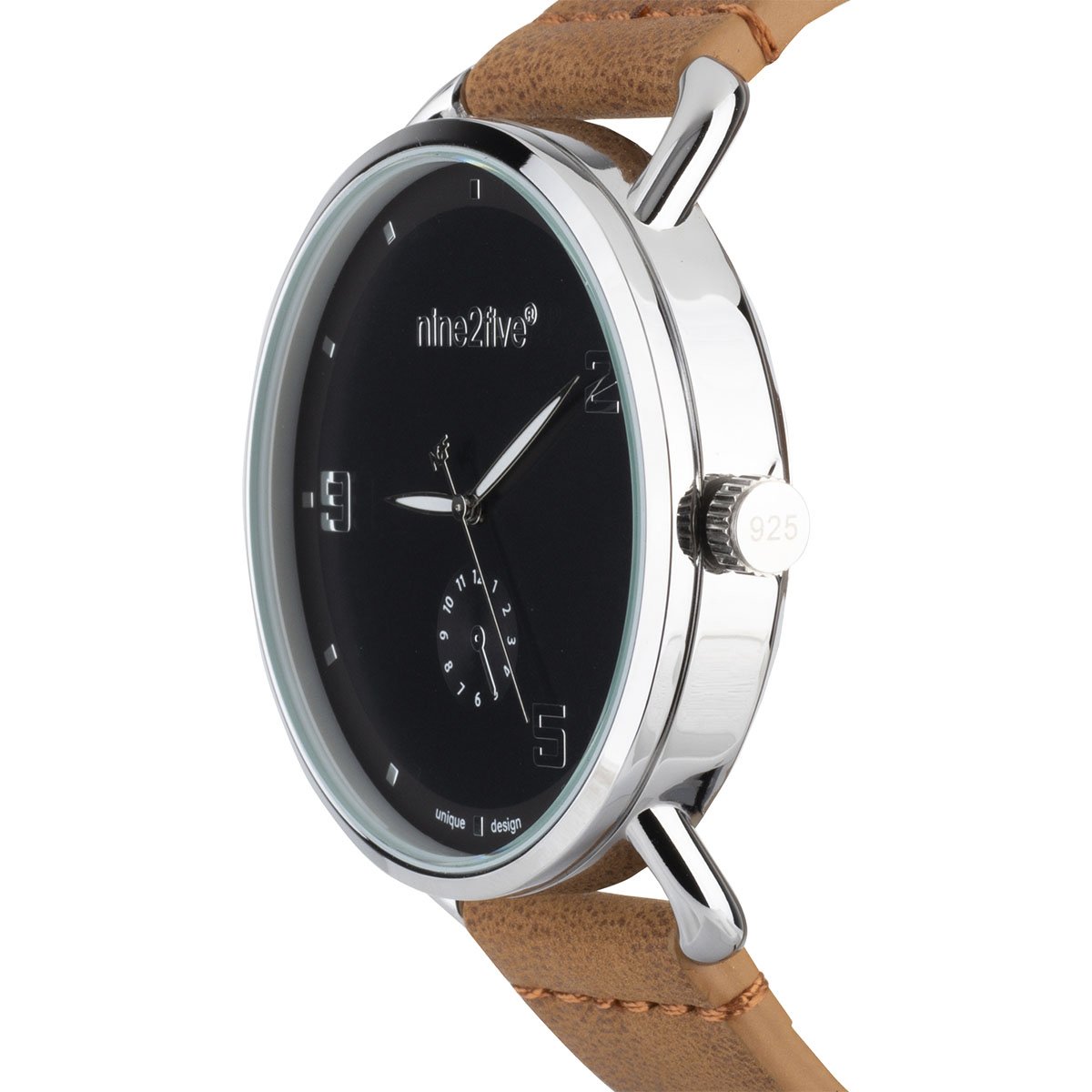 Reloj Café para Hombre Nine To Five Modelo Elo N2F110Rt