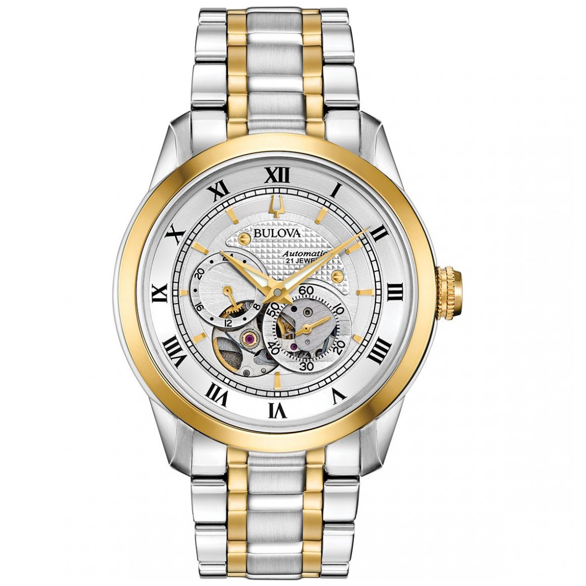 Reloj Dorado para Hombre Bulova Modelo Elo 98A230