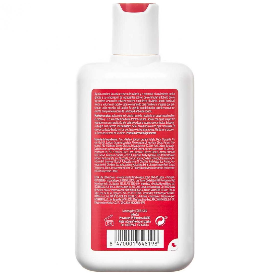 Isdin Shampoo Lambdapil Anticaída 200Ml