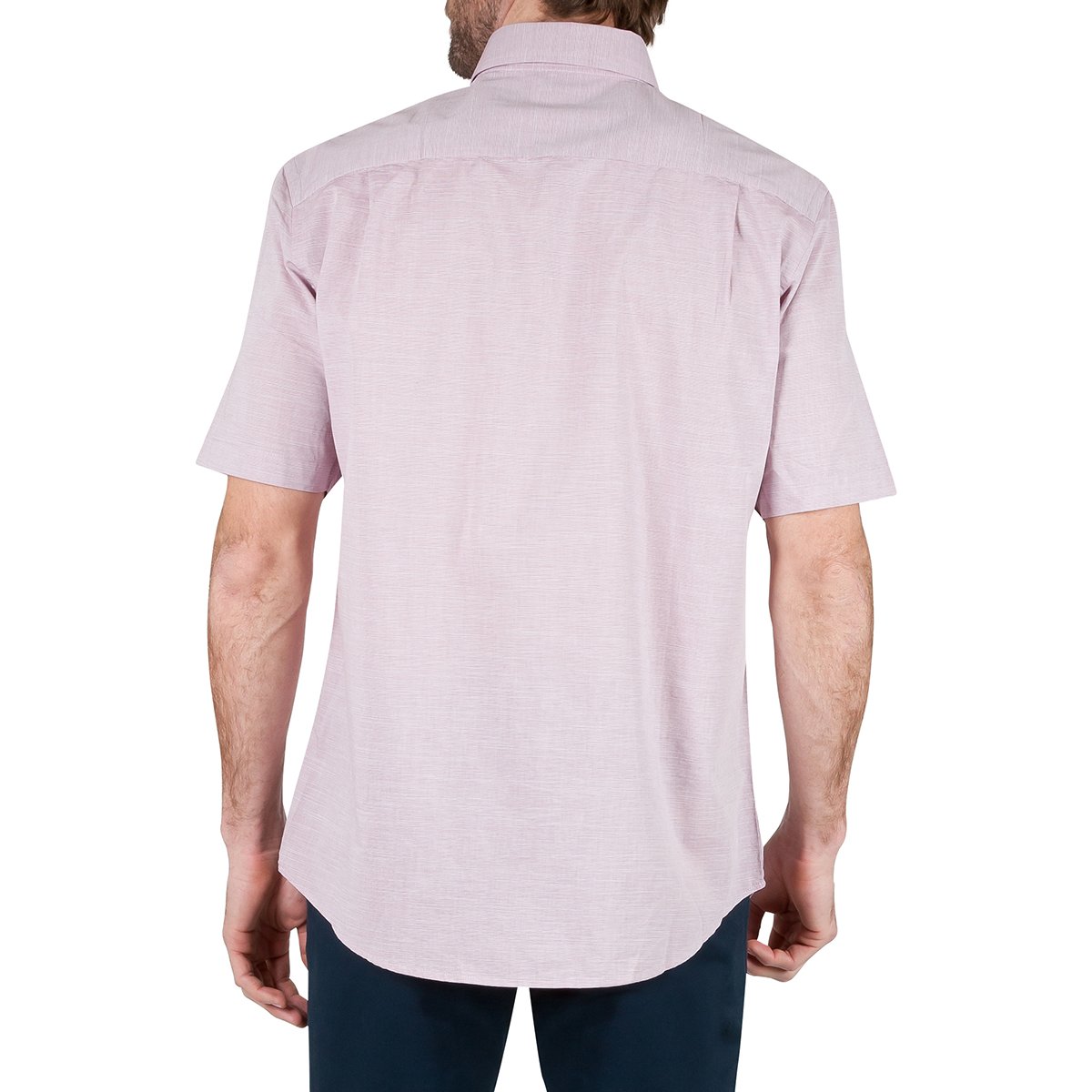 Camisa Roja Manga Corta para Hombre Haggar Modelo Elo Hmw0S257R01A