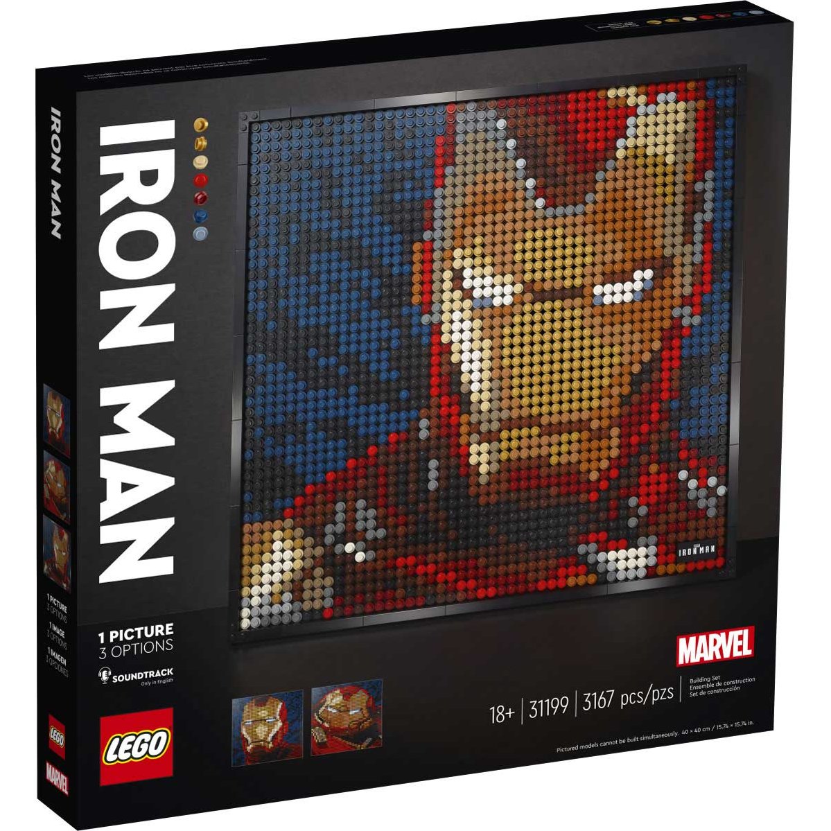 Marvel Studios Iron Man Lego Art