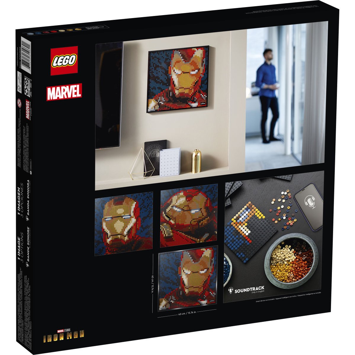 Marvel Studios Iron Man Lego Art