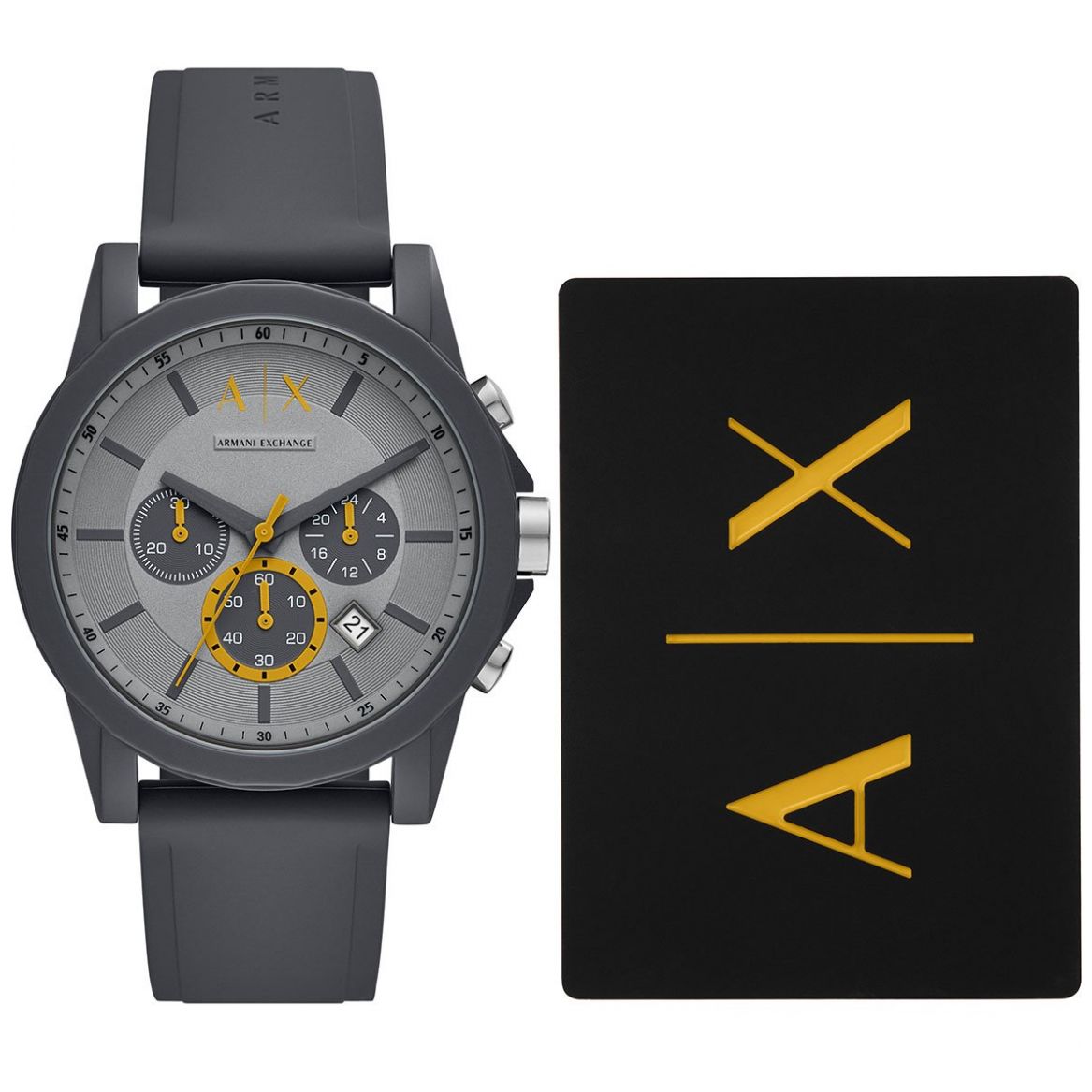 Reloj de Silic n Gris para Caballero Armani Exchange Modelo