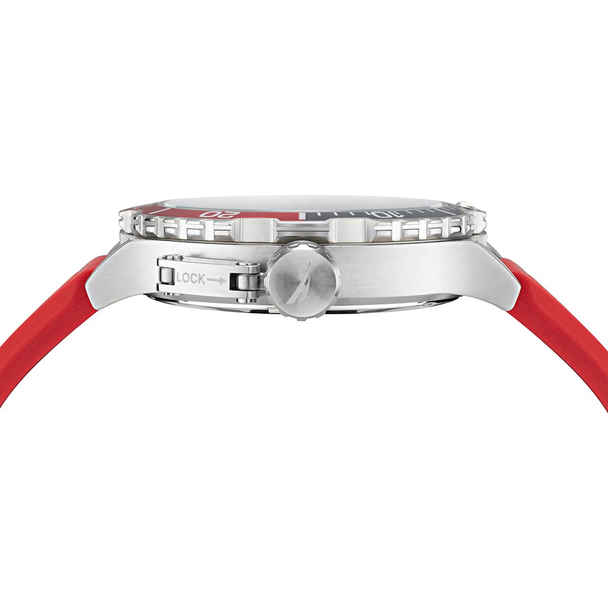 Reloj de Silicón Rojo para Hombre Nautica R Modelo Elo Napgls110