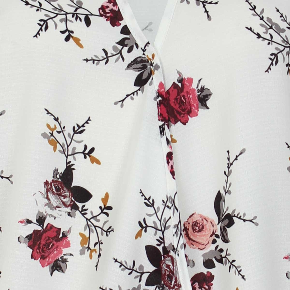 Blusa Manga Campana Cuello Cruzado Basel