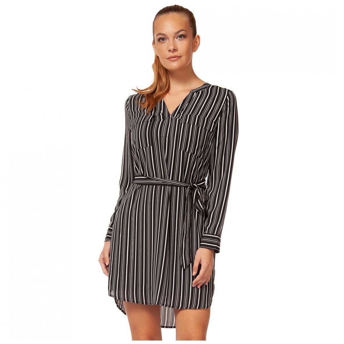 Lumeva - Vestido Rayado Chic