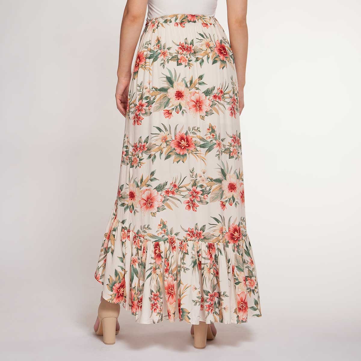 Falda Floreada Dex para Mujer