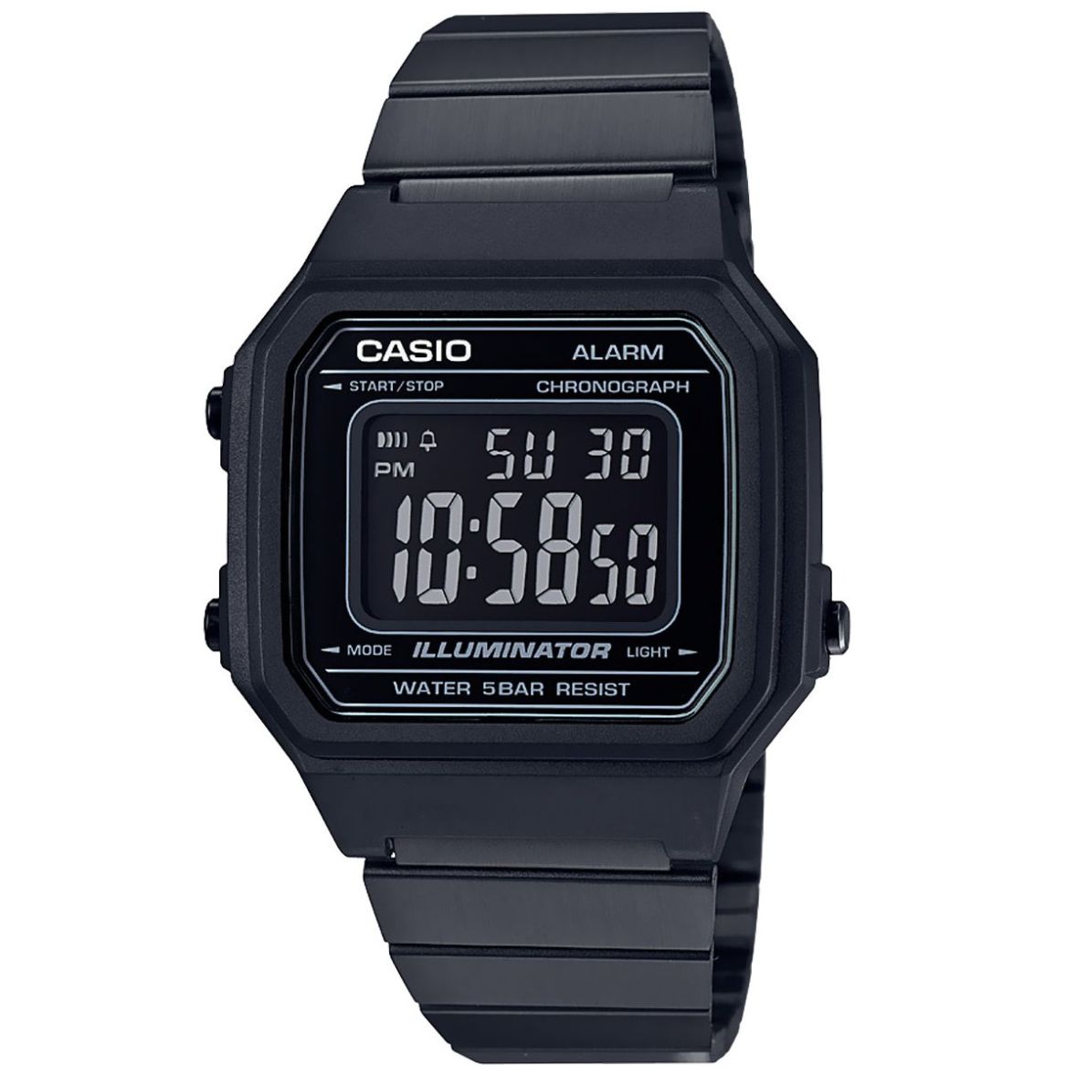 Reloj Casio Unisex Negro Modelo Vintage B650Wb-1Bvt