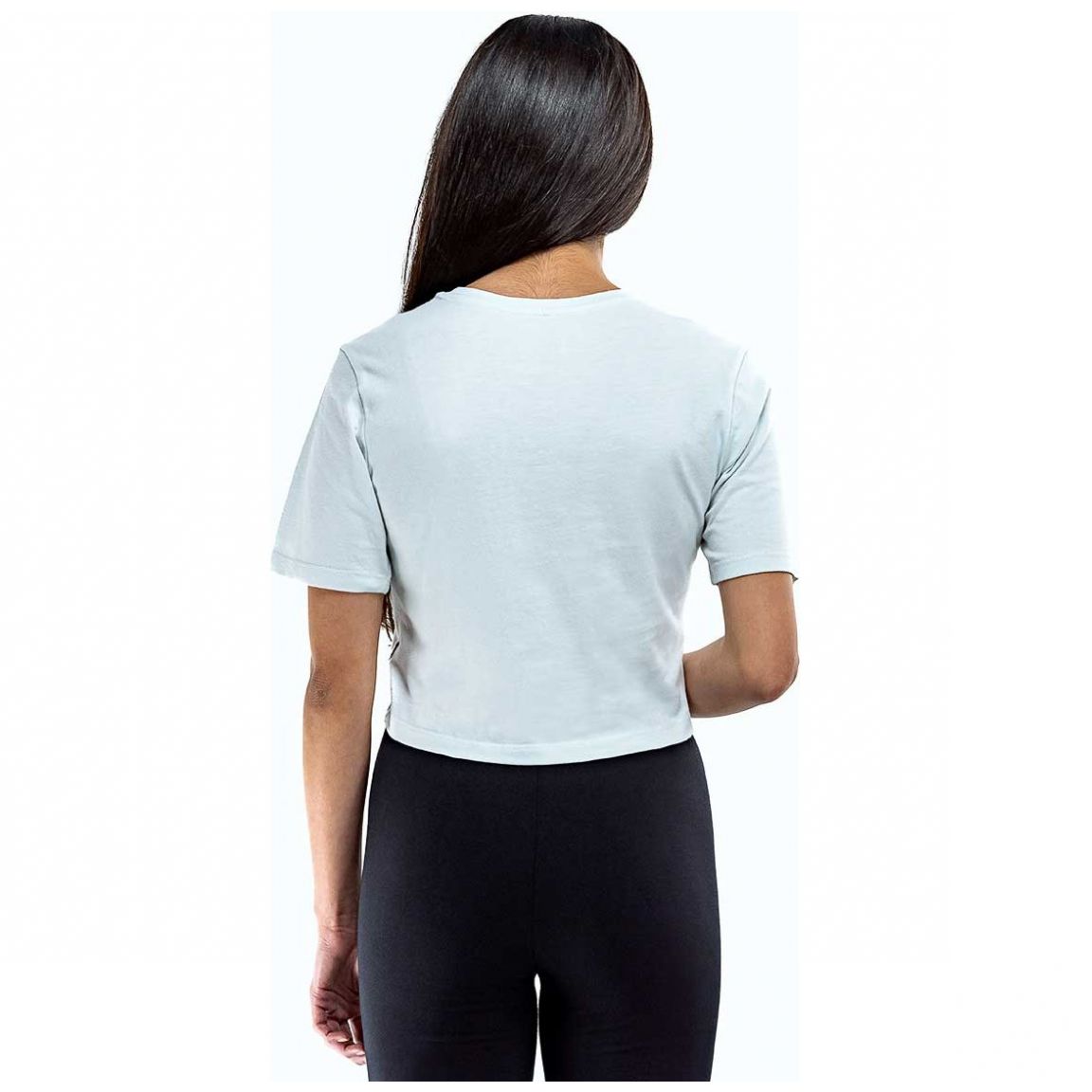 Crop Top Manga Corta con Grafico Vans