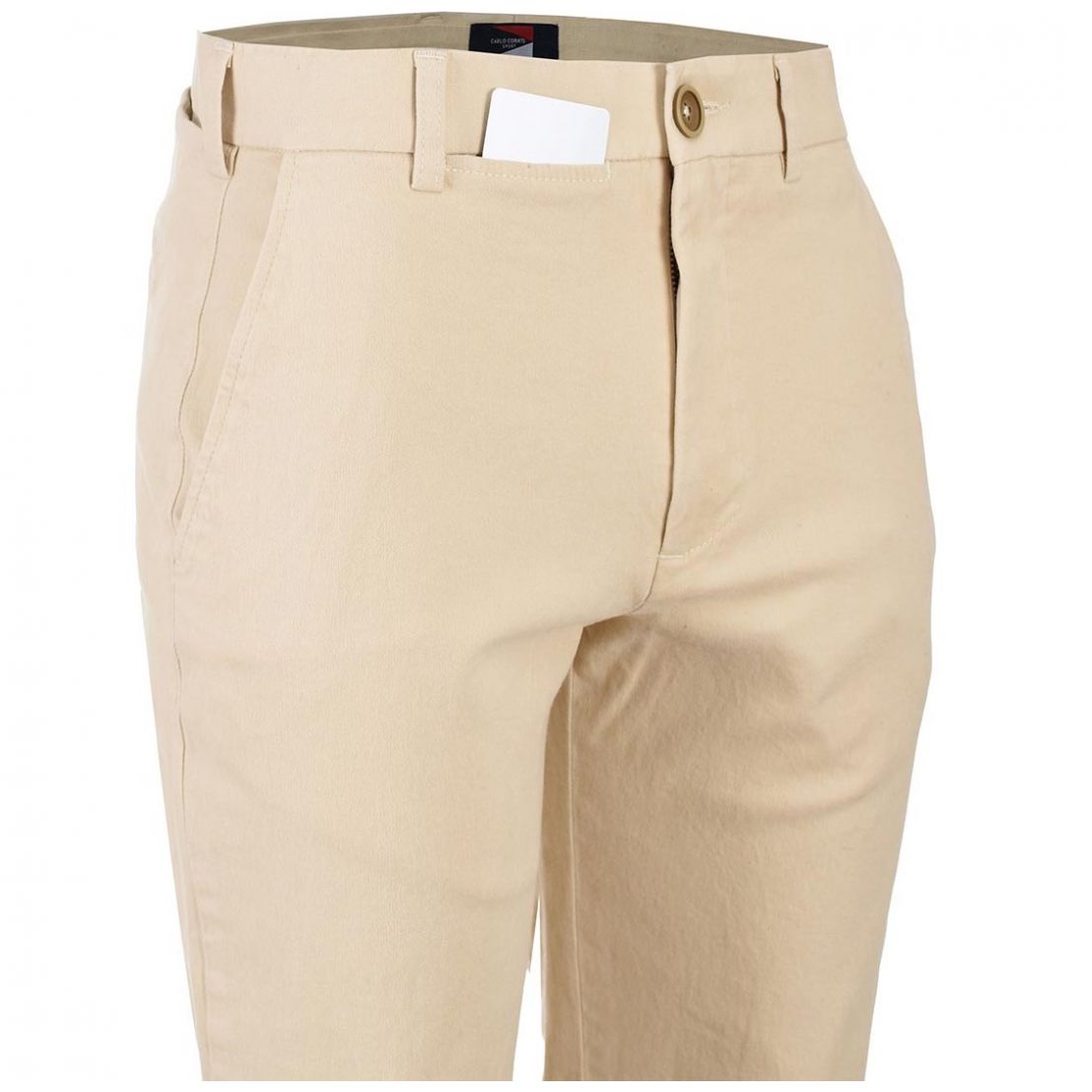 Pantalón Café Claro Gabardina para Caballero Carlo Corinto Modelopcc-In20S