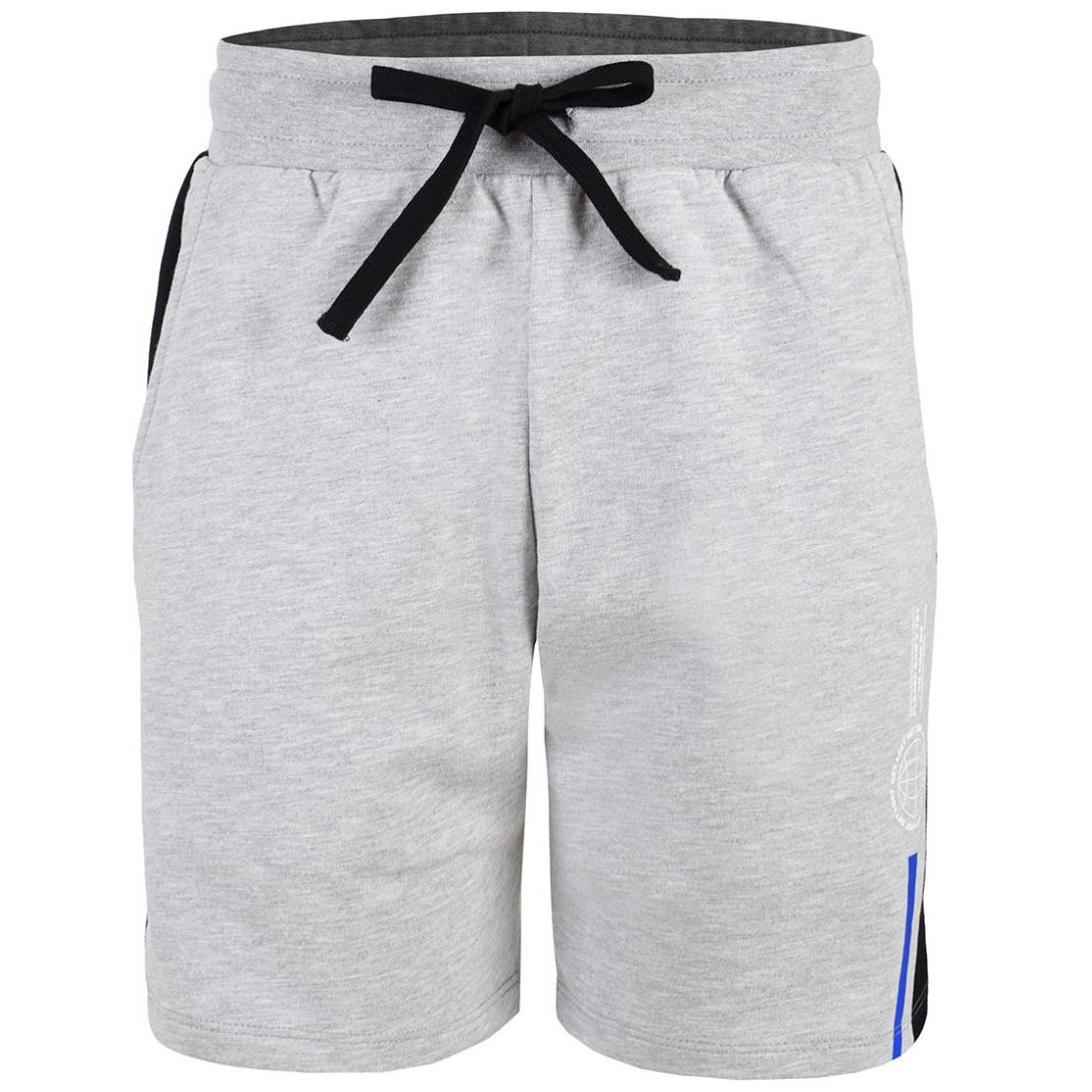 Short Gris Claro con Franja para Caballero Marca Fukka Modelo B31B505