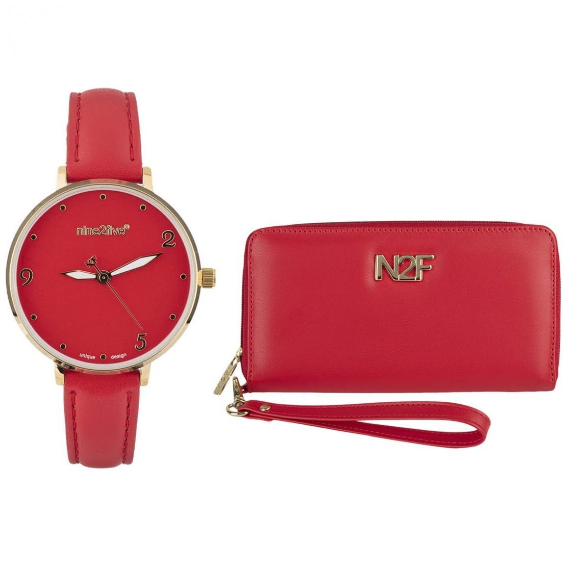 Set de regalo para mujer con reloj, monedero y cable\nKit de regalo  femenino con accesorios esencial