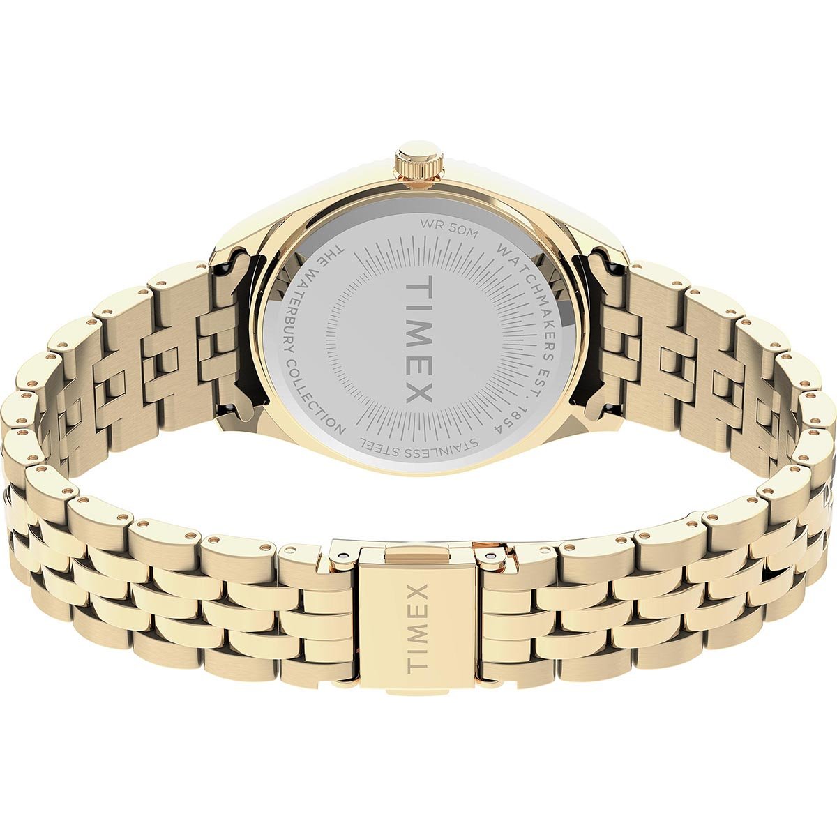 Reloj de Acero Inoxidable Dorado para Mujer Modelo Elo Tw2U78500 Timex Fashion