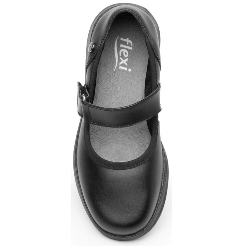 Zapato Escolar Negro para Niña Flexi Modelo 103902N