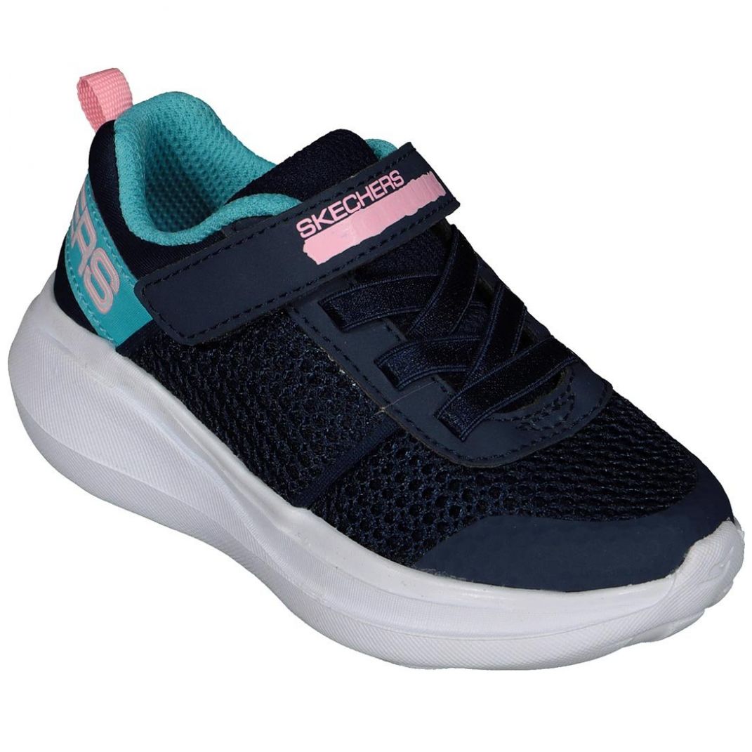 Tenis con Velcro Azul Marino para Ni a Skechers Modelo 85401Nnvaq