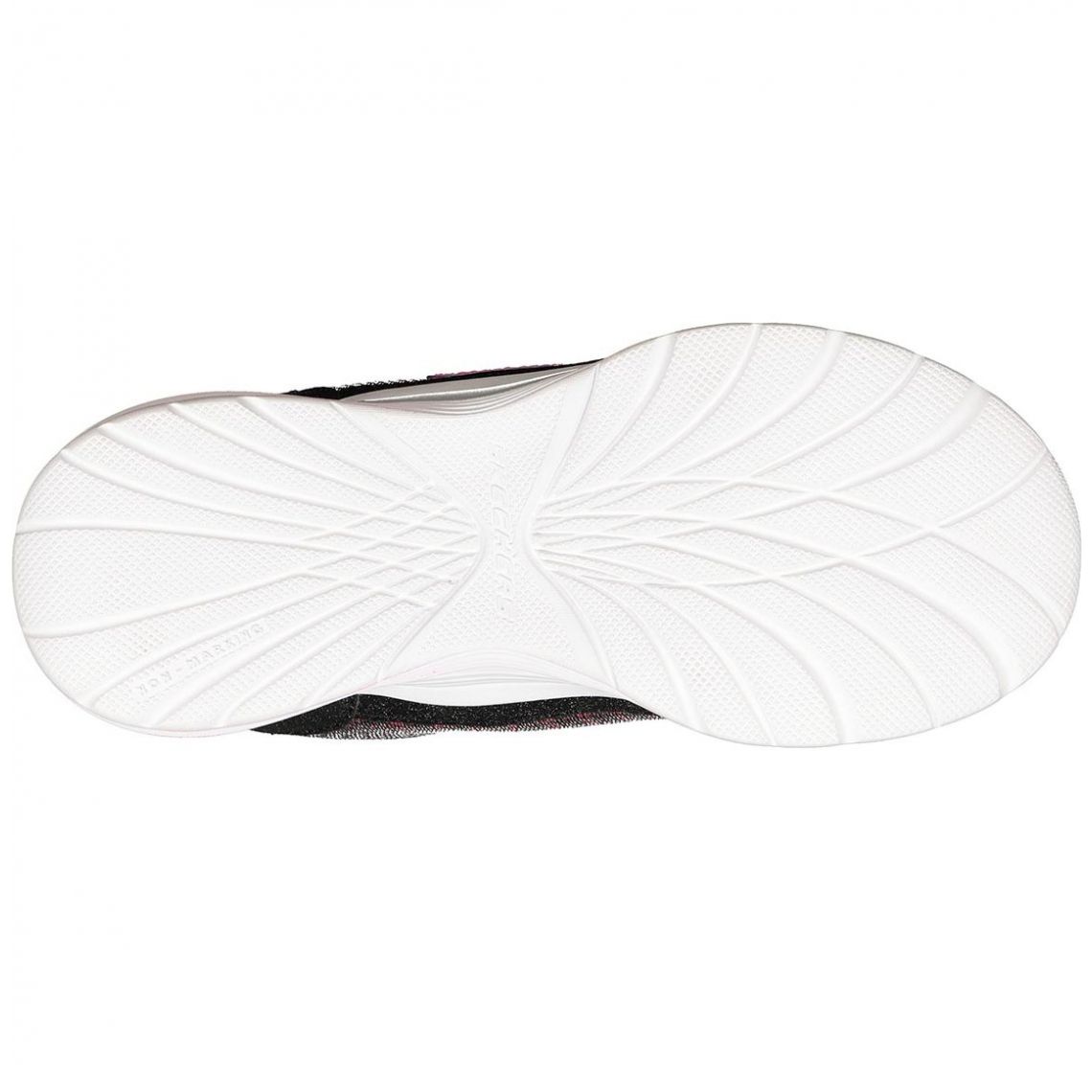 Tenis con Agujeta Negro con Rosa para Niña Skechers Modelo 20100Lbkpk