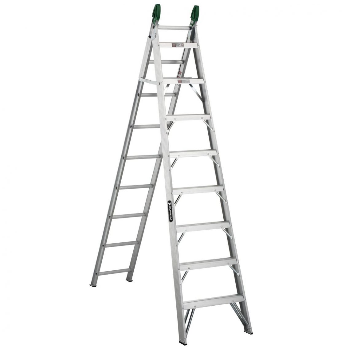 Escalera Convertible De Aluminio (17 Escalones) Cuprum C-2287-17