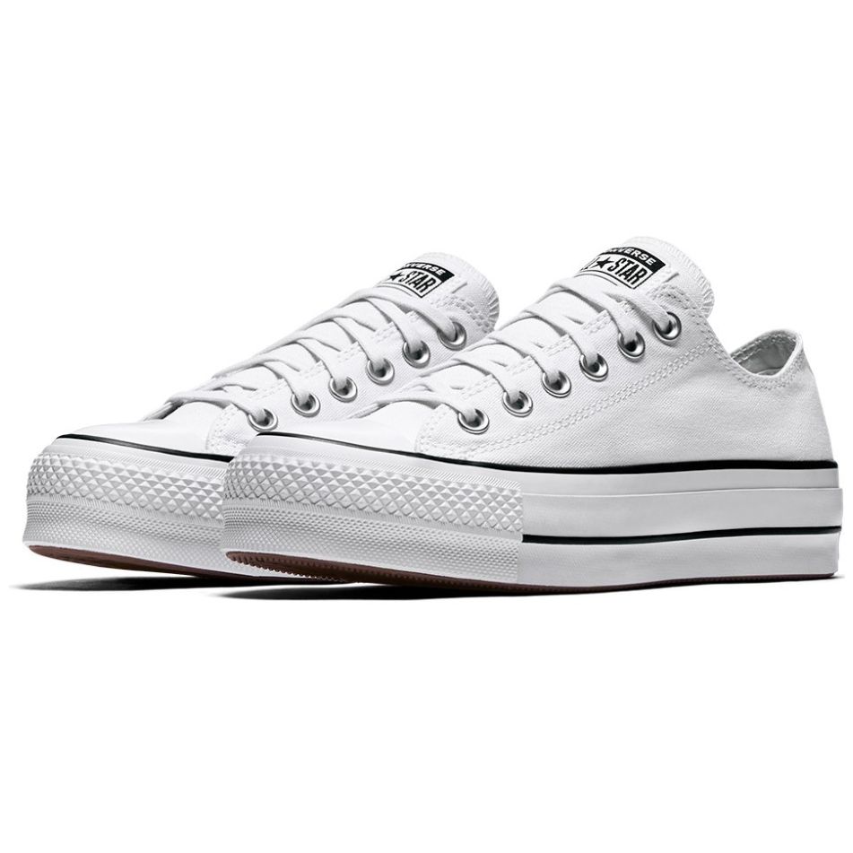 Tenis Choclo Blanco con Plataforma Converse