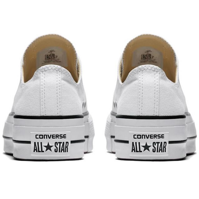 Tenis Choclo Blanco con Plataforma Converse