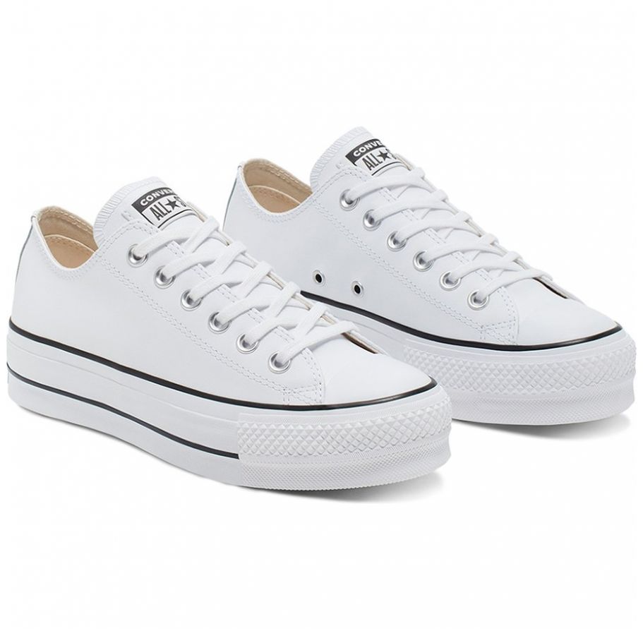 Tenis Choclo Blanco con Plataforma Converse