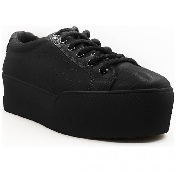 Tenis con Plataforma Negro Philantrophy