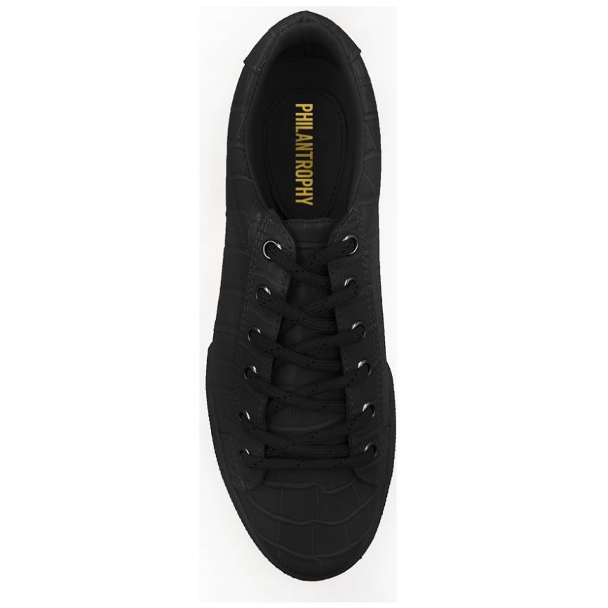 Tenis con Plataforma Negro Philantrophy