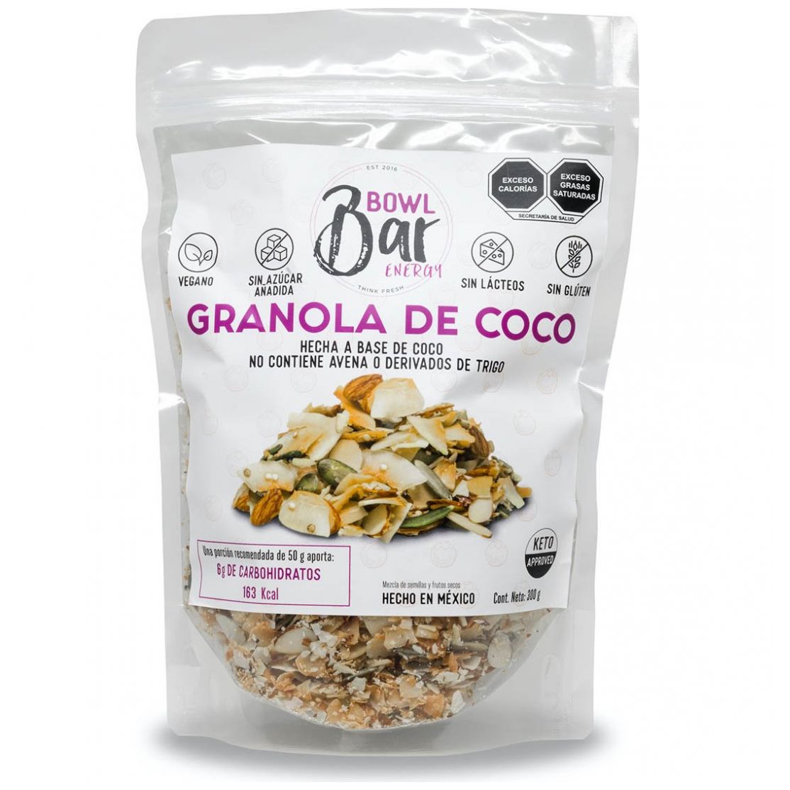 Granola de Coco Bowl Bar Bowl Bar 300 G