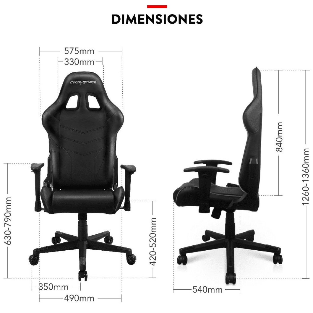 Silla Gamer Dxracer Negra