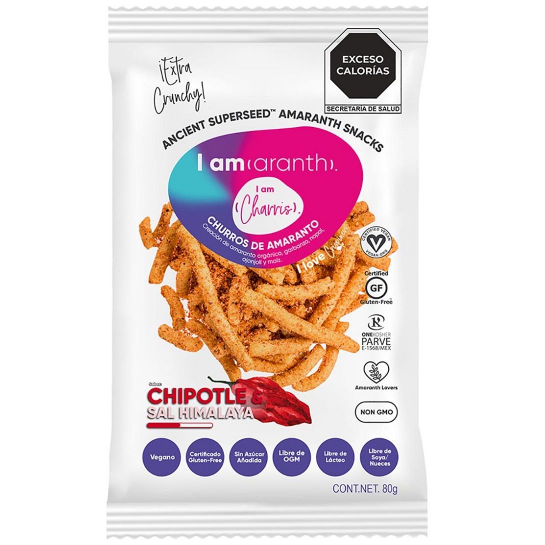 Churrito de Amaranto con Sazonador Chipotle I Am (Aranth)