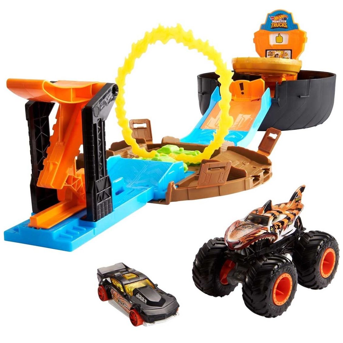 Monster Trucks Llanta de Acrobacias Hot Wheels