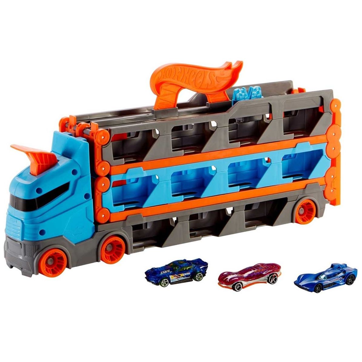 City Remolque Pista de Carreras Hot Wheels